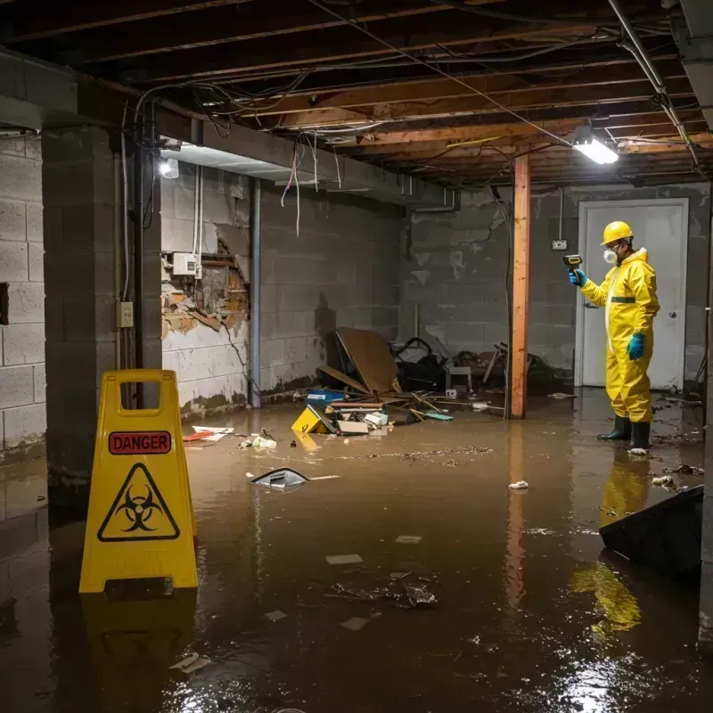 Flooded Basement Electrical Hazard in Duchesne, UT Property